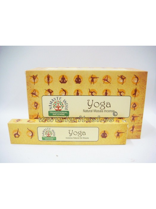 Incienso Namaste India Yoga 15gr (12x15gr)